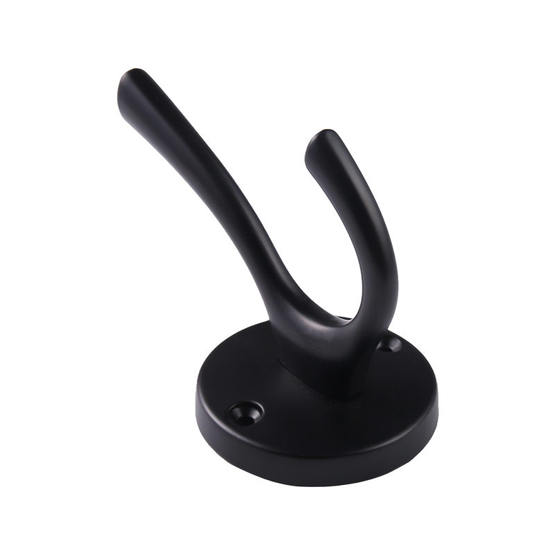 7708 Zinc Alloy Kusina Banyo Wall na naka -mount Single Hook Clothes Hook