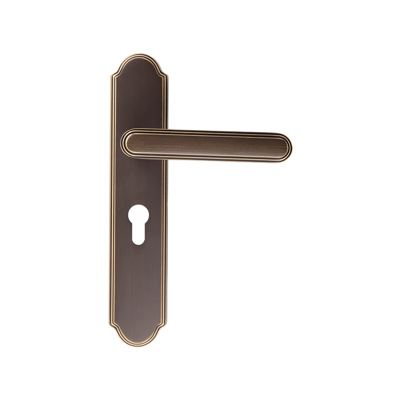 513-028 Chinese Retro Simple Copper Bedroom Isang-piraso lock
