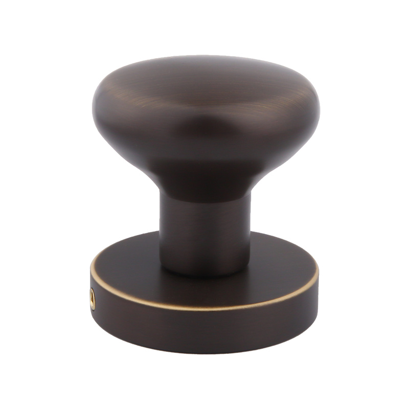 066 Round Copper Bedroom Nakatagong Door Lock Single-Sided Invisible Lock