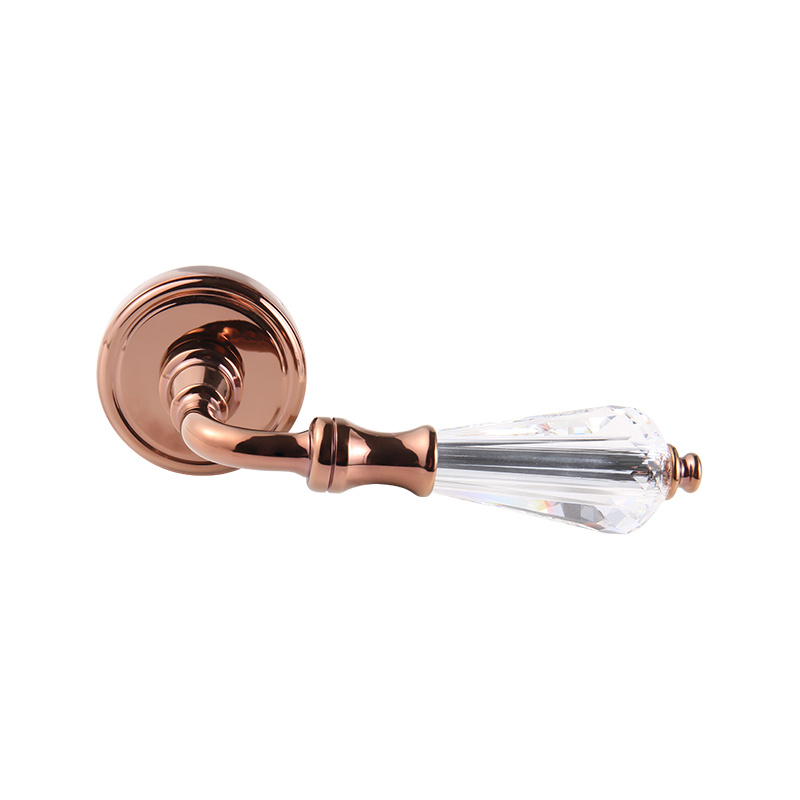 101-223 Indoor Crystal Cream Style Simple French Split Lock