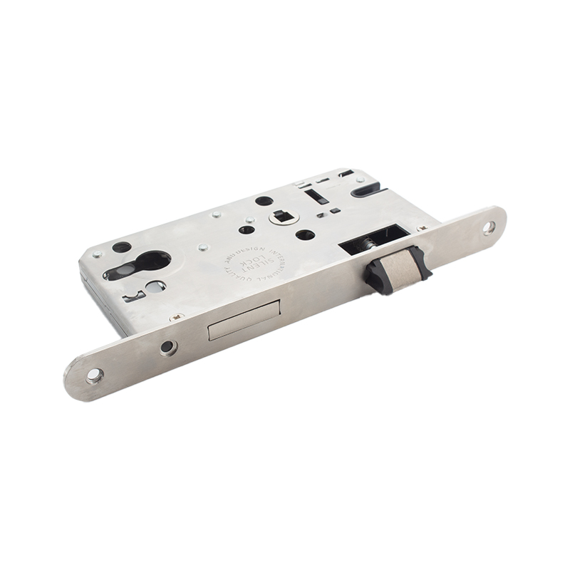 Bilog na ulo tahimik na hindi kinakalawang na asero panel 7255 tanso lock body
