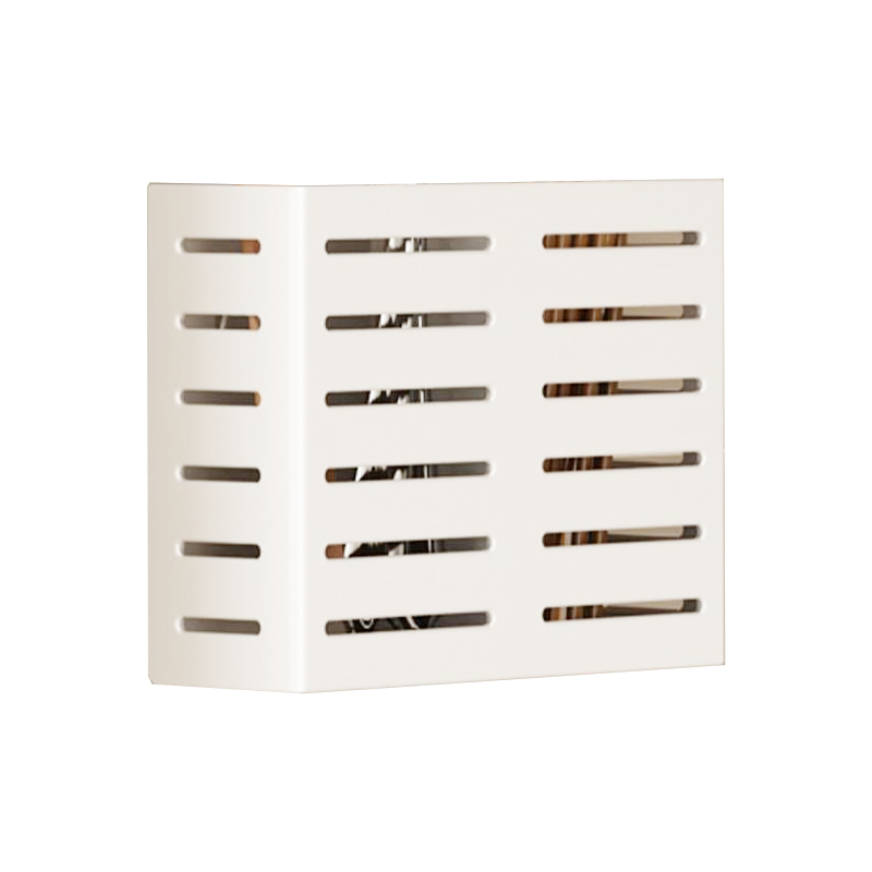 Hindi kinakalawang na asero na pader na naka -mount kusina rack puting chopstick tube storage rack