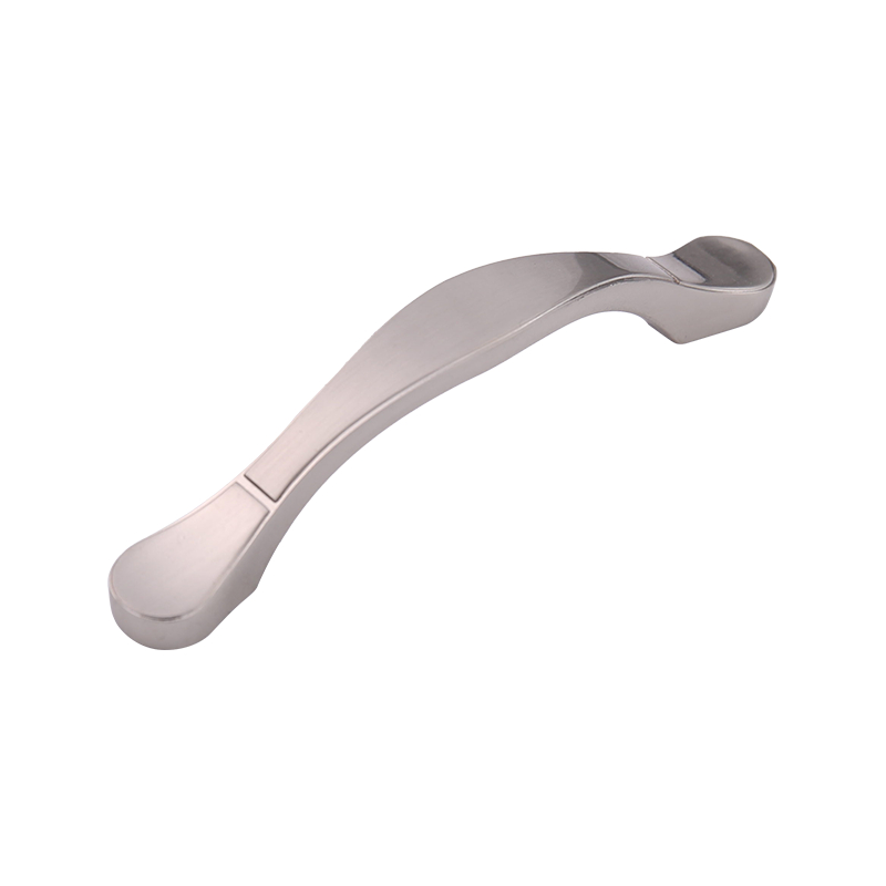 110 Maliwanag na Chrome Zinc Alloy Cabinet Drawer Double Hole Handle