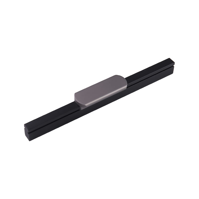 A12 Zinc Alloy Black Simple One Meter Extended Wardrobe Shoe Cabinet Cabinet Handle