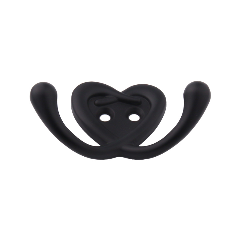 Y105 light luxury heart-shaped zinc alloy coat at hat hook