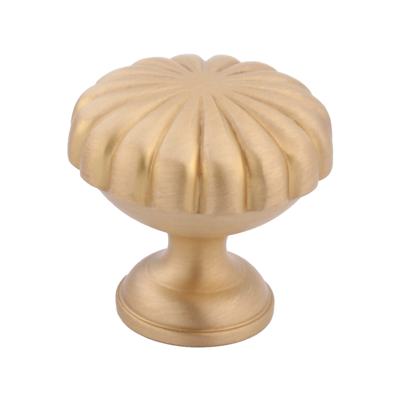 9085 French Pumpkin Brass Single Hole Cabinet Door Maliit na hawakan