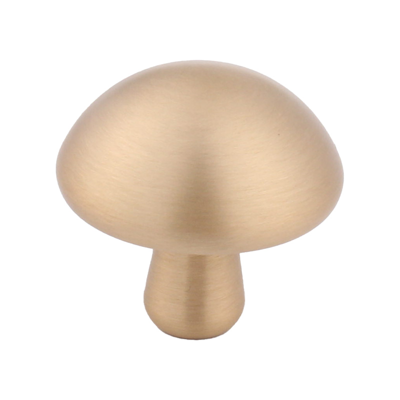 9081 Banayad na Luxury French Pure Copper Mushroom Round Single Hole Handle